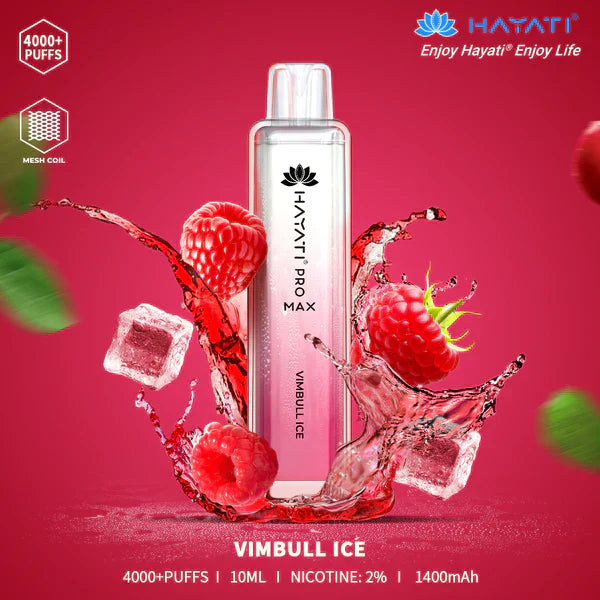 The Hayati Pro Max 4000 Disposable Vape 20MG 10 x Multipack