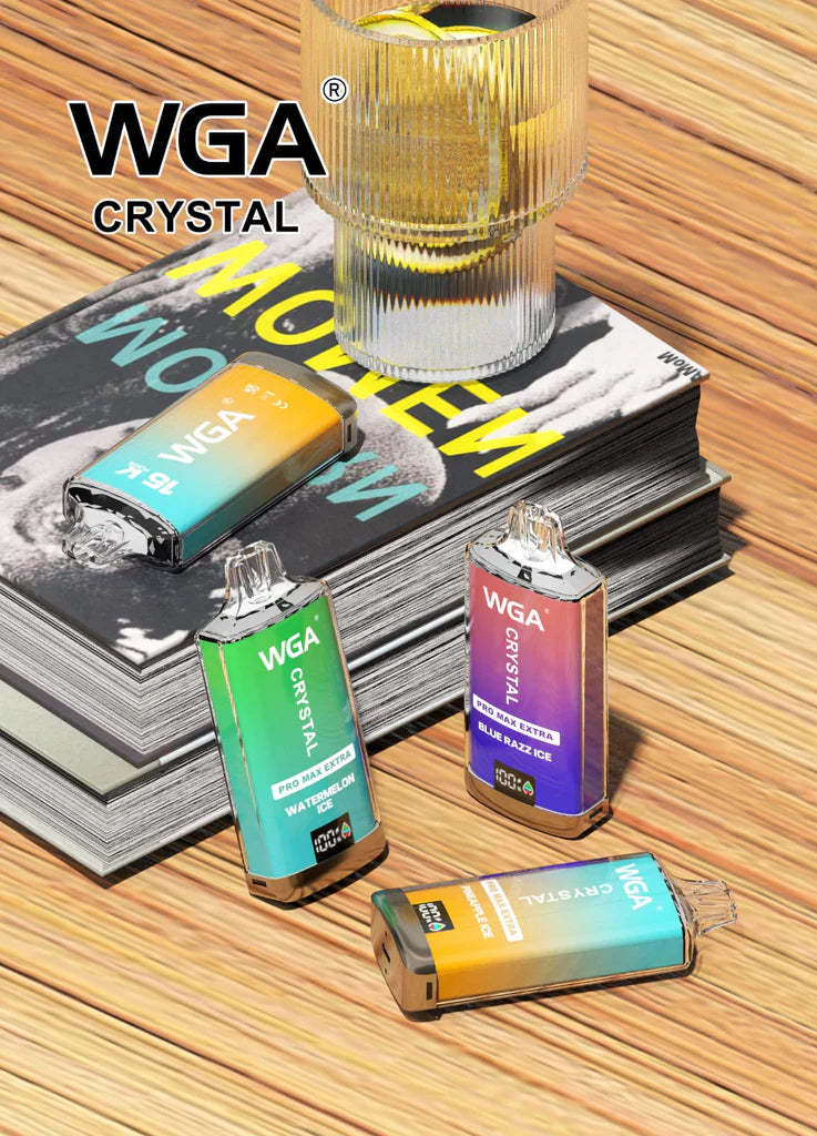 WGA Crystal Pro Max 15000 Puffs Disposable Vape 20MG - Box of 10