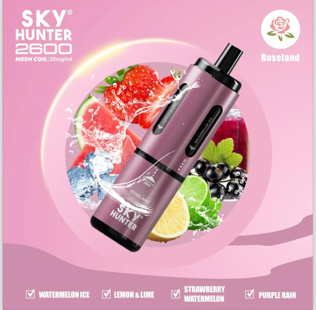 sky vape disposable 4 in 1 Sky Hunter 2600 Puffs Disposable Vape Pod Kit