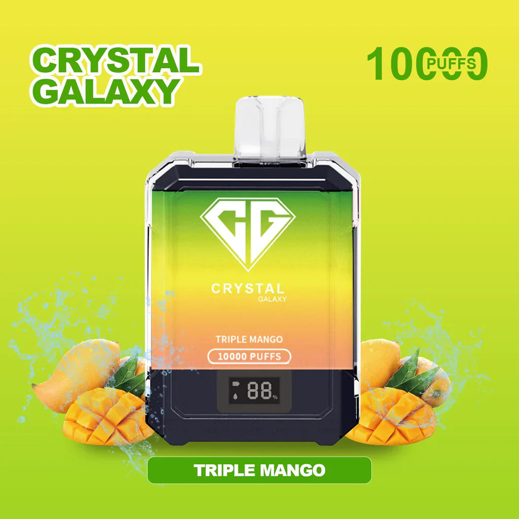 Crystal Galaxy 10000 Puffs Disposable Vape Pod 20MG Stock : 500