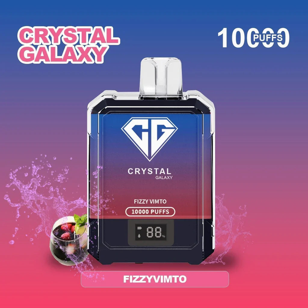 Crystal Galaxy 10000 Puffs Disposable Vape Pod 20MG Stock : 500