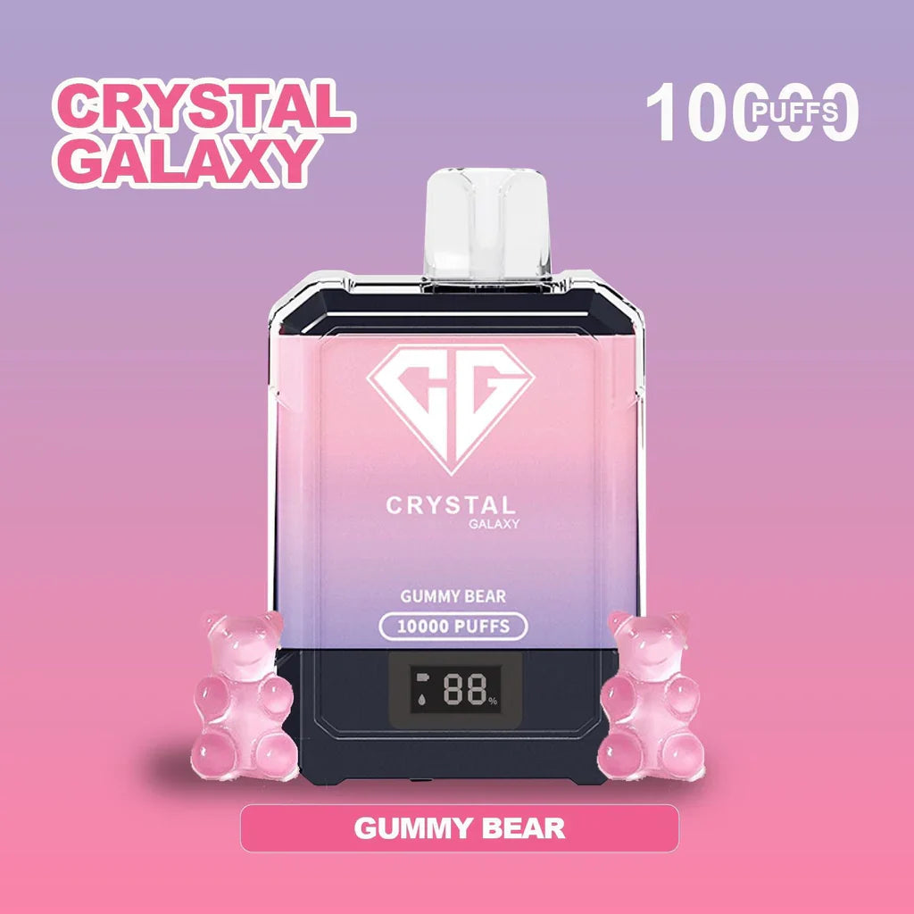 Crystal Galaxy 10000 Puffs Disposable Vape Pod 20MG Stock : 500