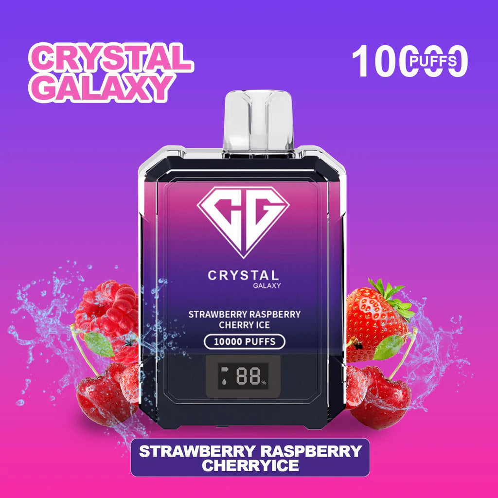 Crystal Galaxy 10000 Puffs Disposable Vape Pod 20MG - Box of 10
