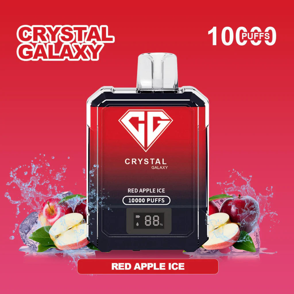 Crystal Galaxy 10000 Puffs Disposable Vape Pod 20MG - Box of 10