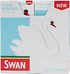 Swan Extra Slim Cool Menthol Filter Tips (20)