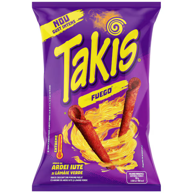 TAKIS | Fuego Snacks with chili pepper and lime flavor