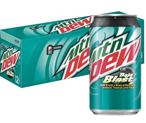 Mountain Dew Baja Blast 12oz USA (355ml)