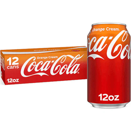 Coca Cola Orange Cream Case of 12 (12 x 355ml)