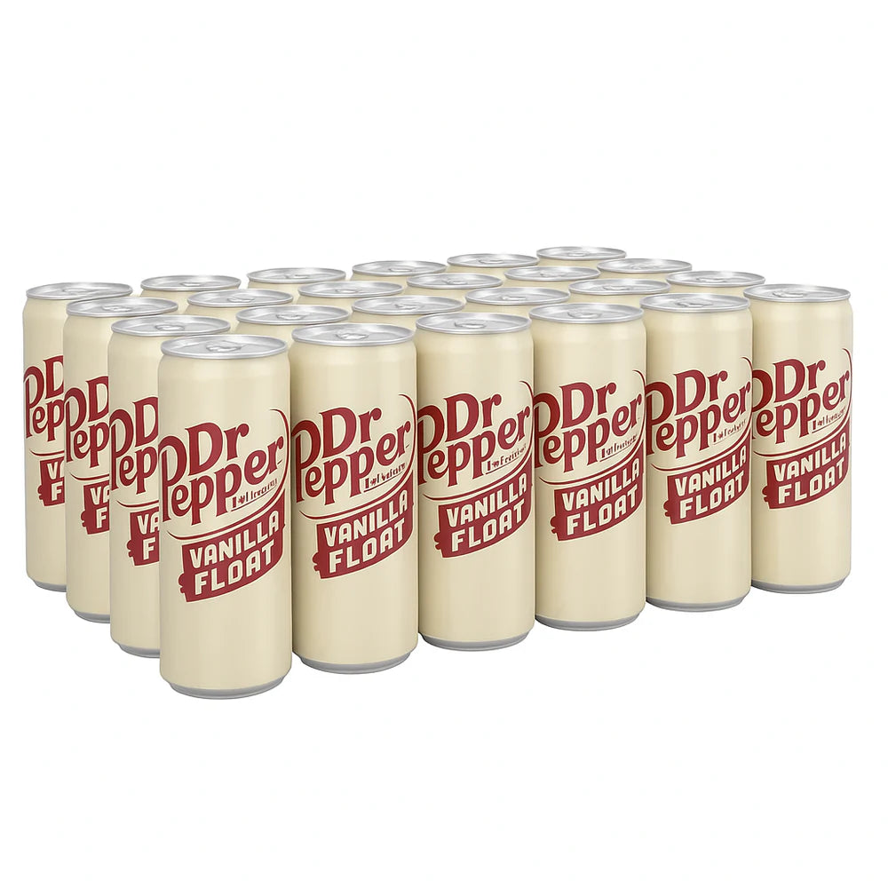 Dr Pepper Vanilla Float Slim Can Case of 24 (24 x 330ml)
